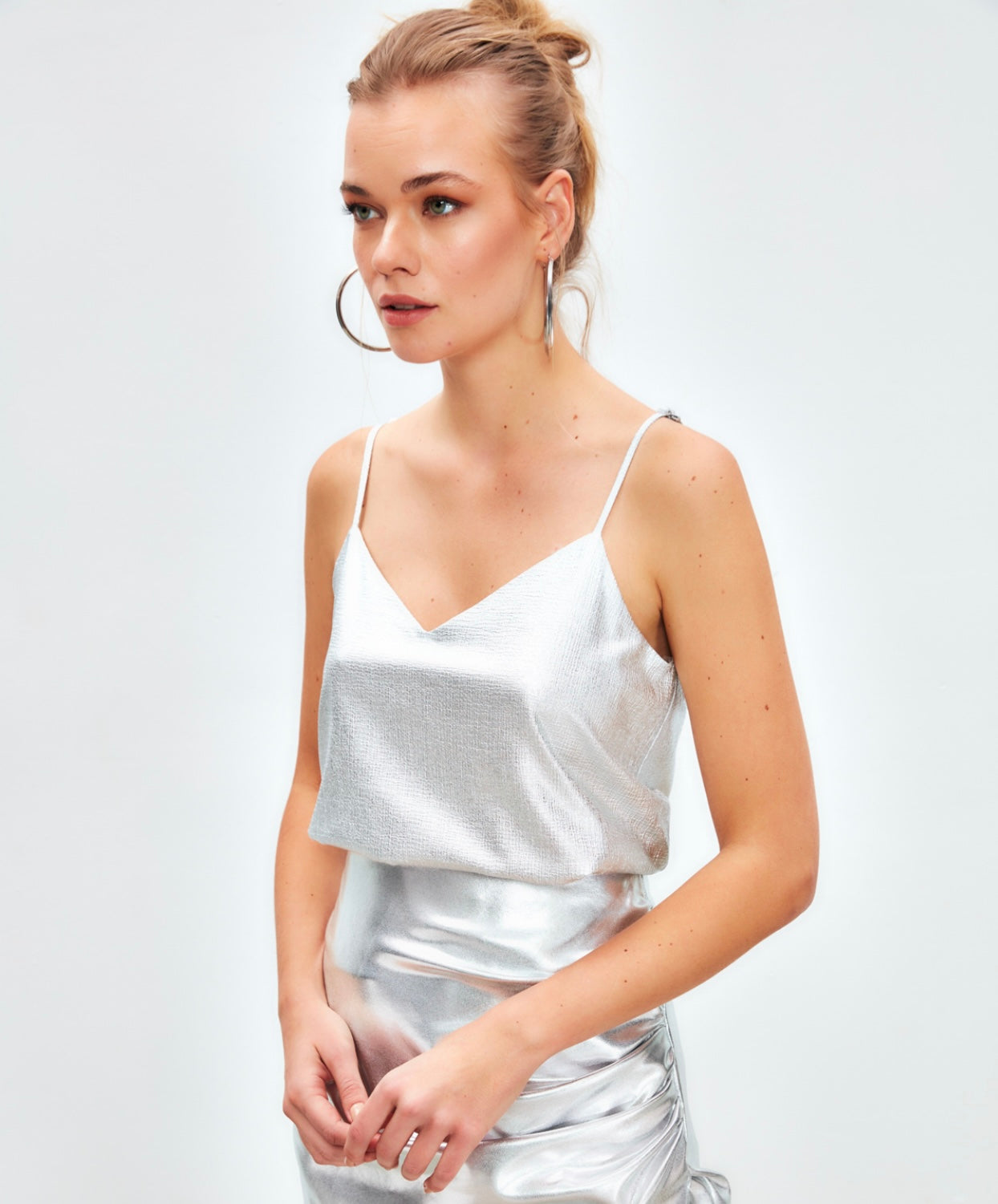 Blusa Plateada