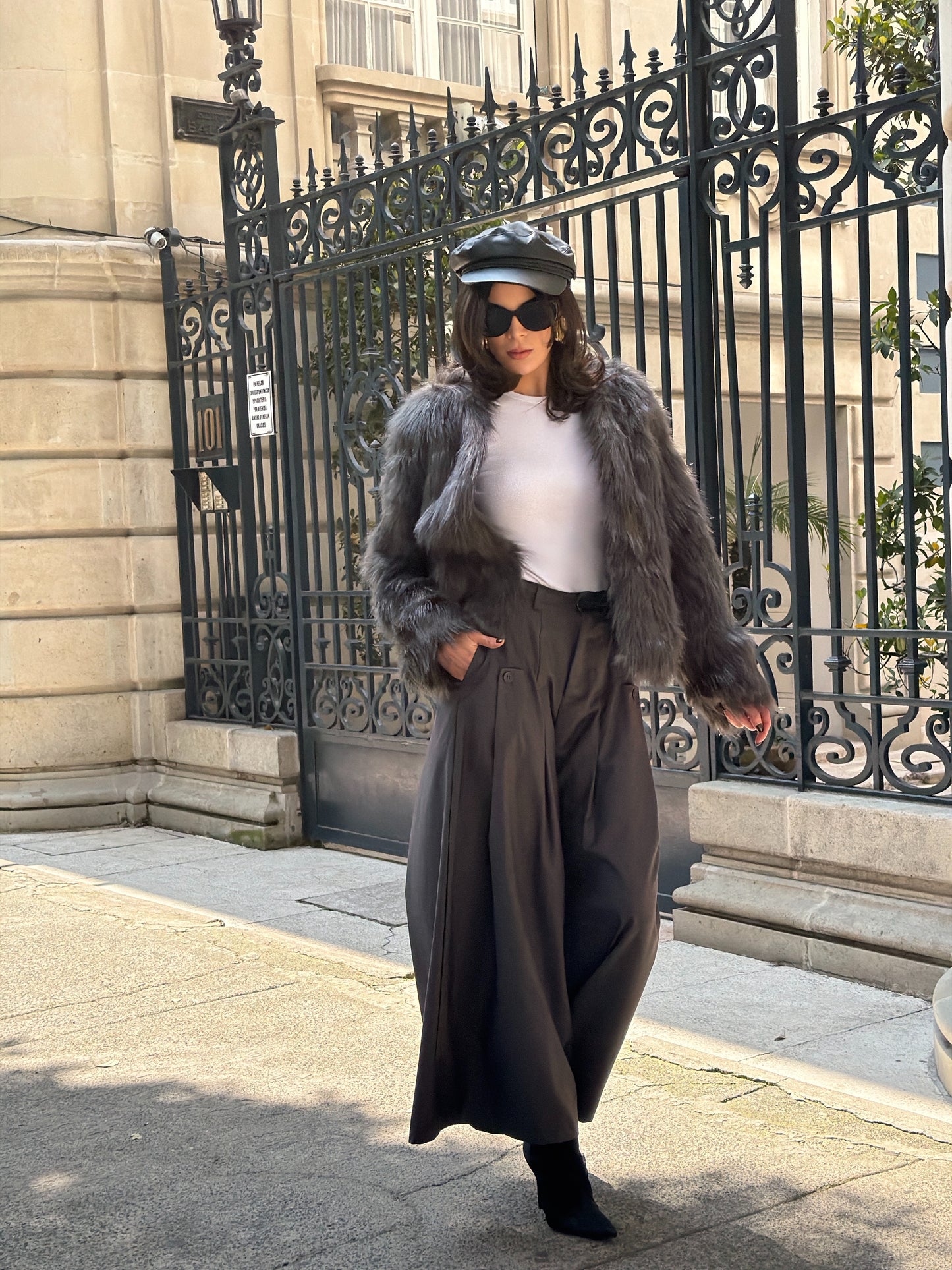 Pantalón Palazzo Gray