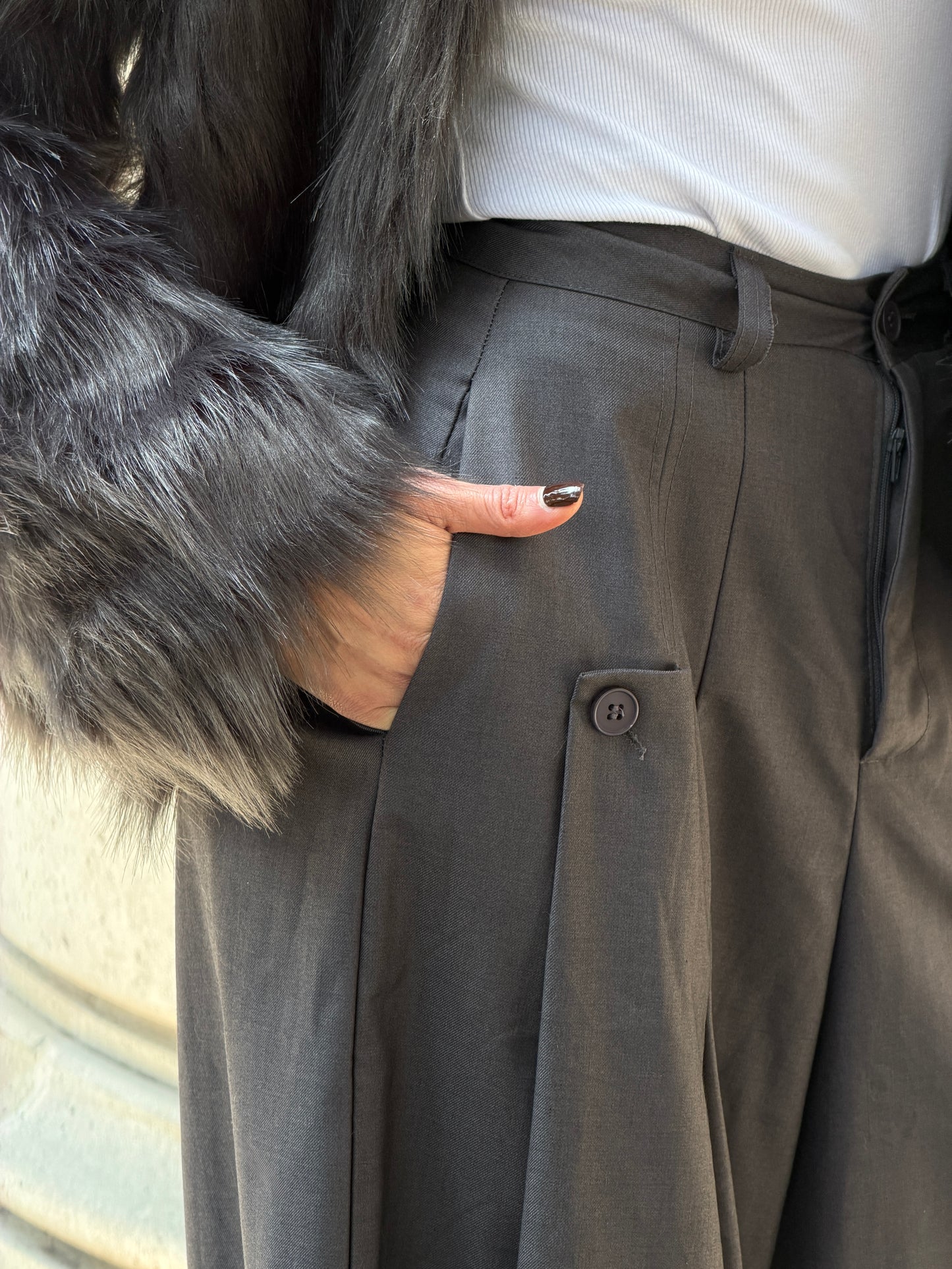 Pantalón Palazzo Gray