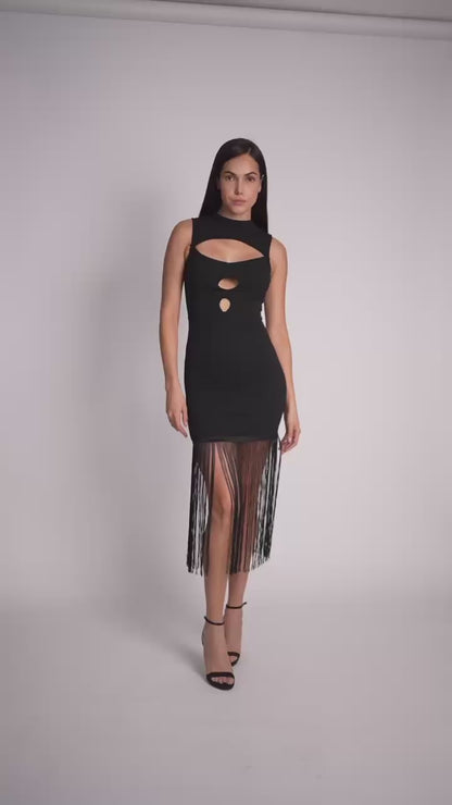Vestido De Flecos